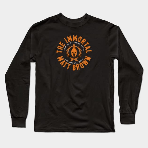 The Immortal Matt Brown Long Sleeve T-Shirt by huckblade